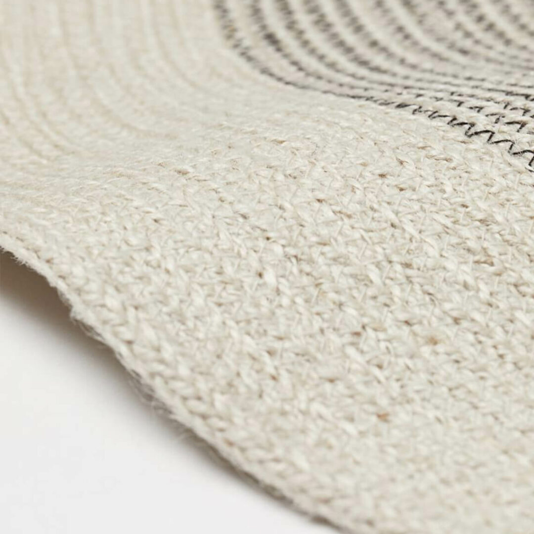 Round Jute Floor Mat – Image 2