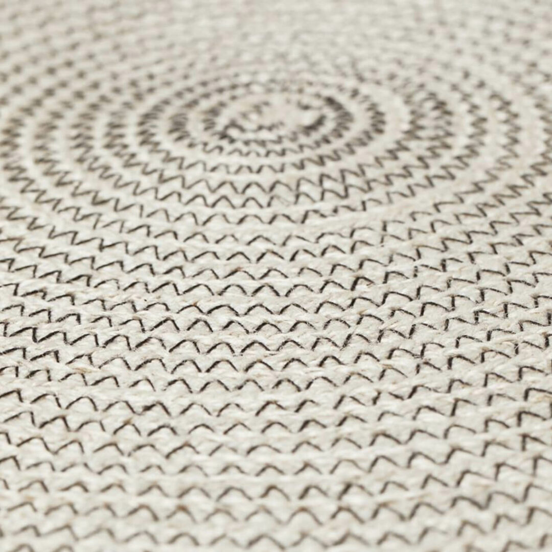 Round Jute Floor Mat – Image 3