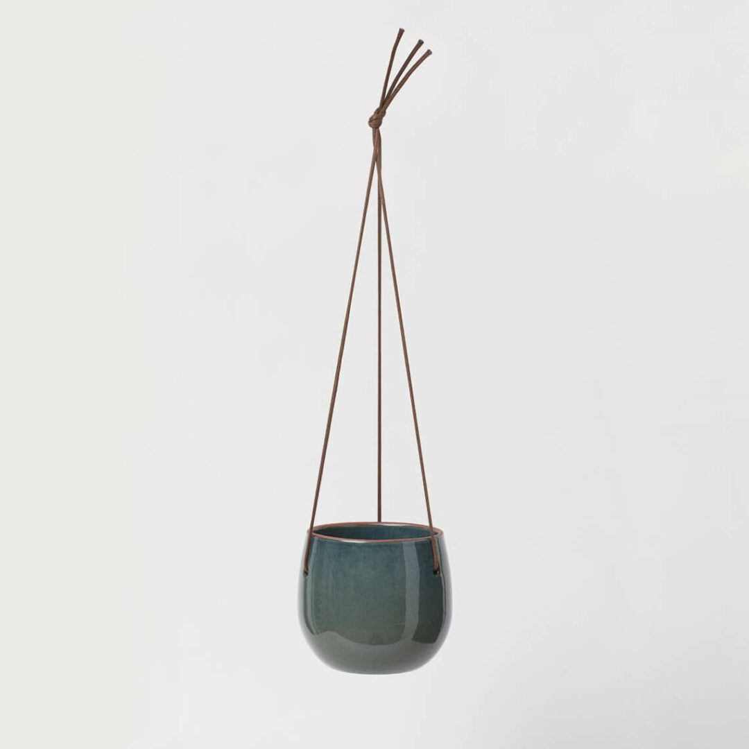 Glazed Ceramic Hanging Pot – Image 2