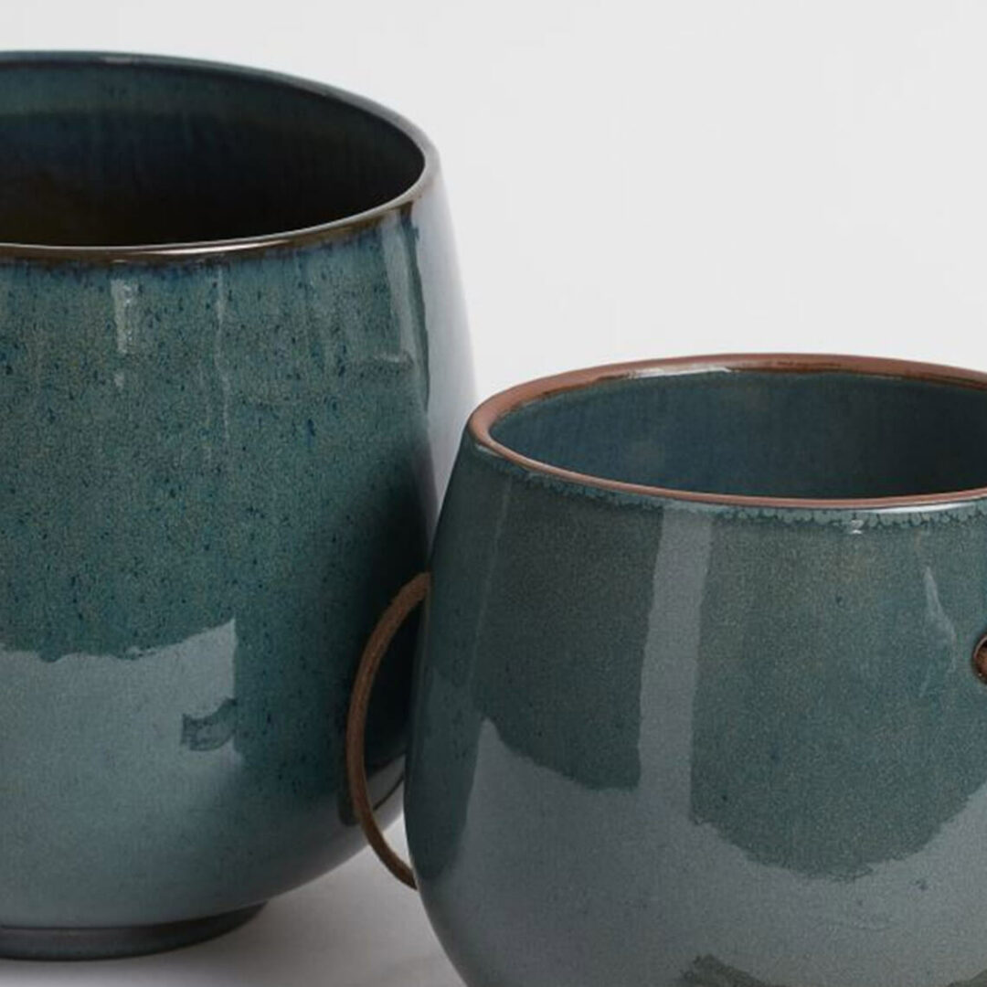 Glazed Ceramic Hanging Pot – Image 4